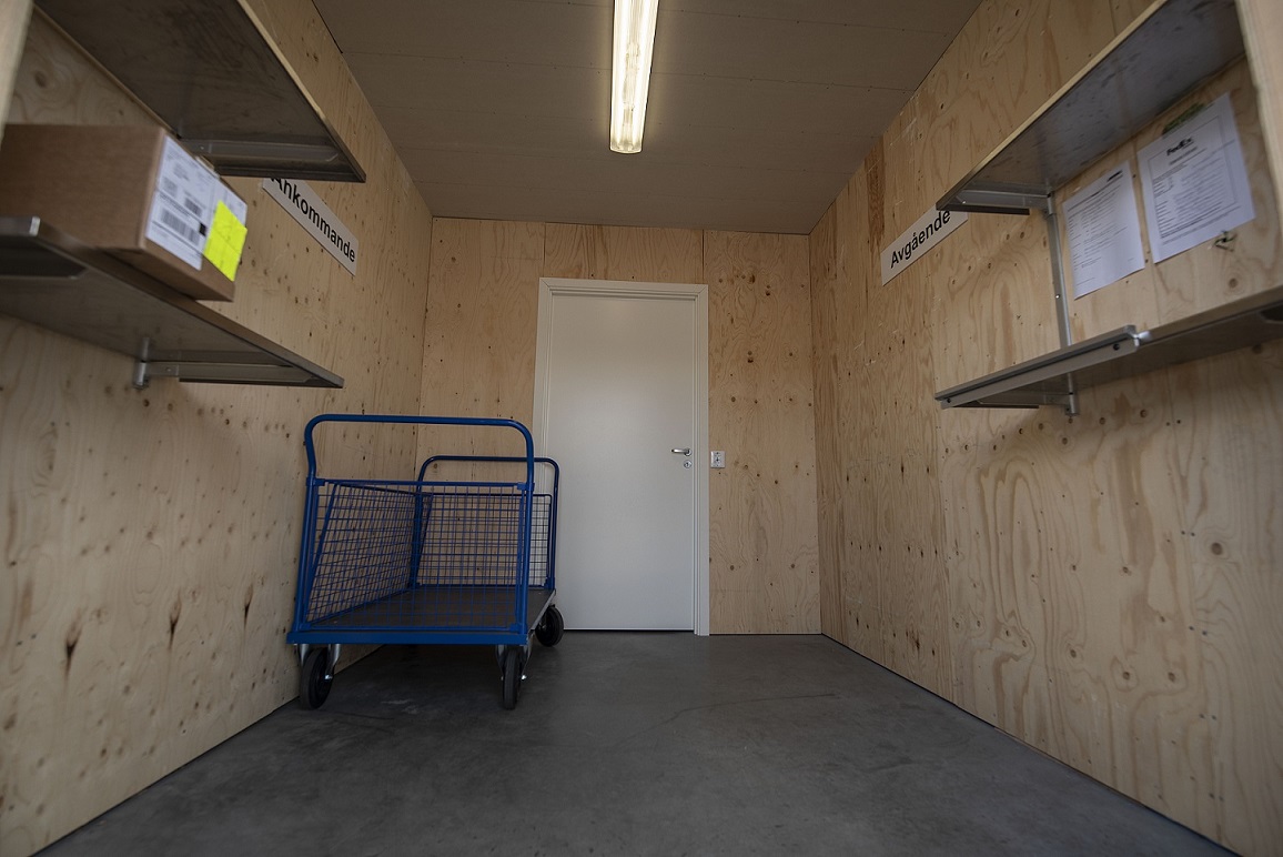 Lomma Garage Varumottagning inne